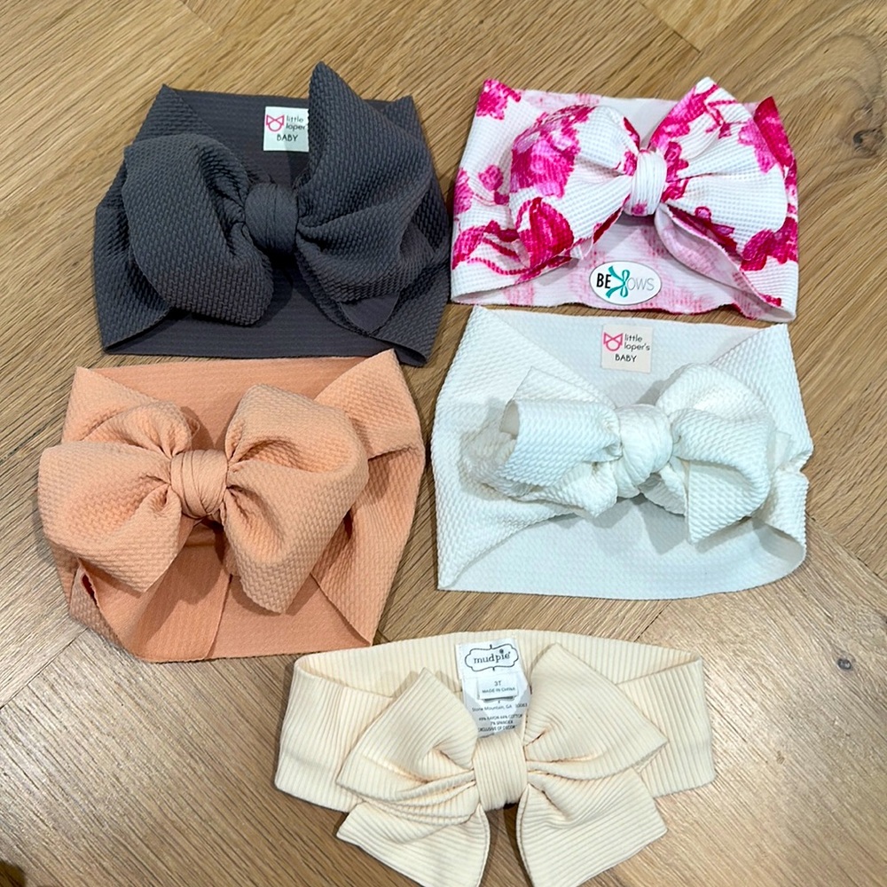 5 head wrap bows